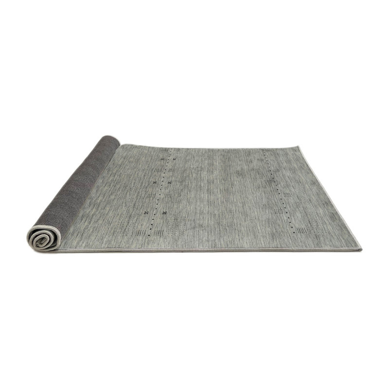 Tapis abstrait gris, Rond 6 pi