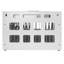 Station de charge verrouillable 16 - Armoire blanche pour ordinateurs portables et tablettes, bureau,, avec tablette pour ordinateur portable à dissipation de chaleur améliorée 16, verrouillable, armoire, salle de classe, rangement de câbles organisé-130165121