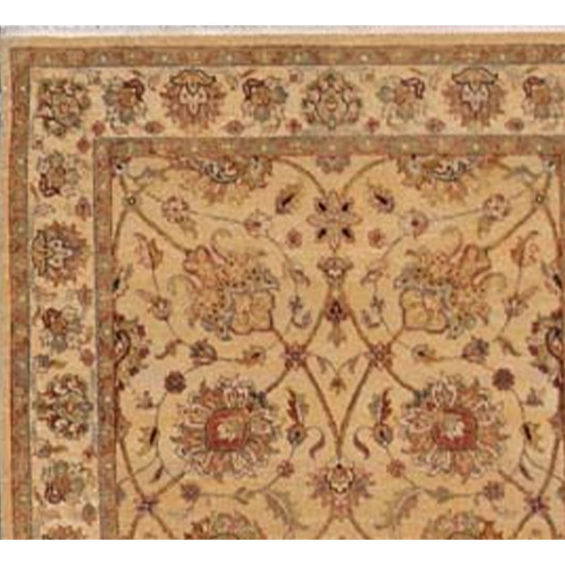 Wool Area Rug in Gold