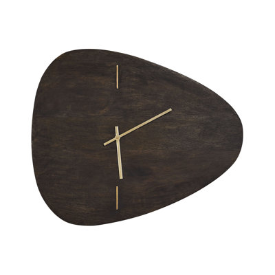 Gisbelle Solid Wood Wall Clock