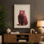 Gentle Hippo Boho - Wrapped Canvas-1892160741-1892160735