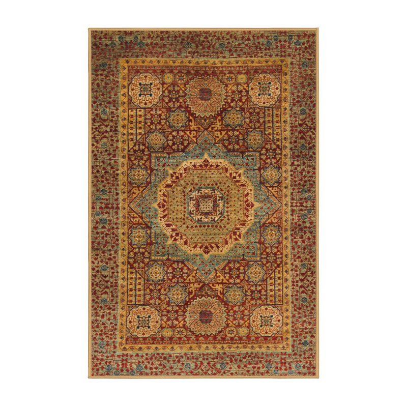 Abstract Indoor Rug, Rectangle 4' x 6'