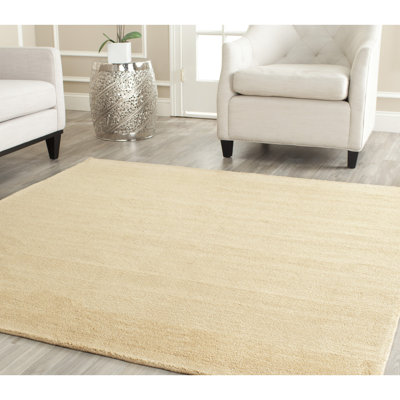 Moreau Hand Tufted Wool Solid Color Rug