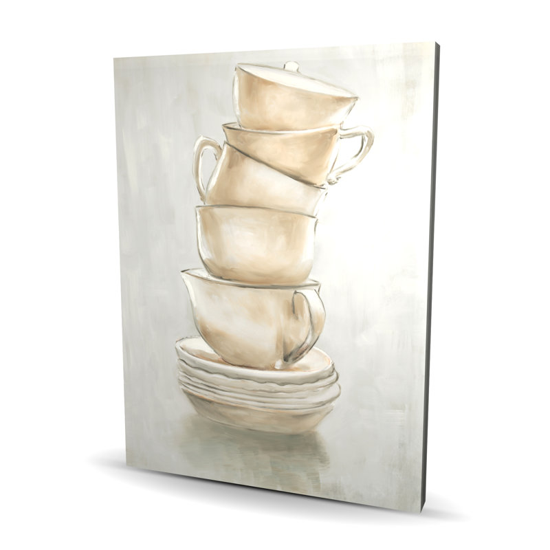 «Coffee Mugs Still Life» sur toile | Décoration intérieure pour les amateurs de café
