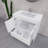 Eden 35.5'' Single Bathroom Vanity with Resin Top-1179462431