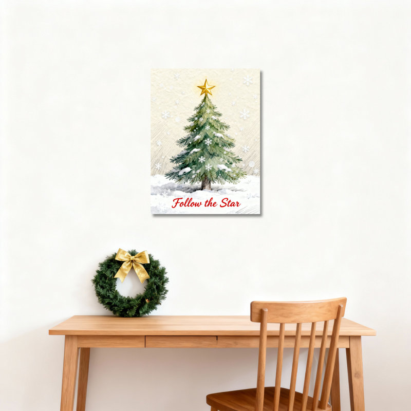 Arbre, art mural sur toile, H 36 po x l 24 po