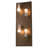 Rustic Lodge Copper Flush Mounted Sconce