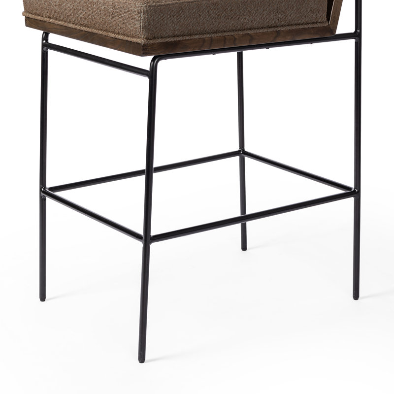 Westgate Solid Wood 26" Counter Stool, Counter Stool (26" Seat Height), Butterscotch Sierra