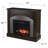 Red Barrel Studio® 45.5 " W Brown Silver Electric Fireplace with BTU 5100