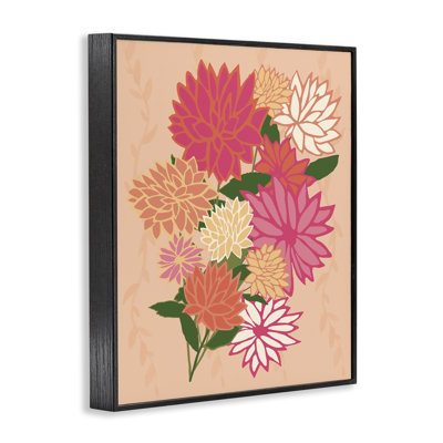  «Dahlia Petal Outline», estampe numérique par Michelle Ingari Designs