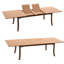 Ensemble de salle à manger 11 pièces teck Kevon-83720734-83720735