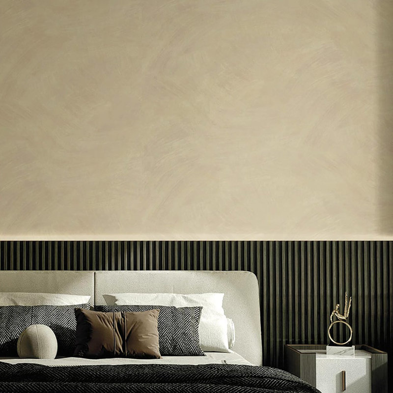 Synergy Brushed Texture Wallpaper Roll, Beige