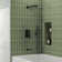 Pressure Balance Shower System 10" Rainfall Tub And Shower Faucet With Rough-In Valve
