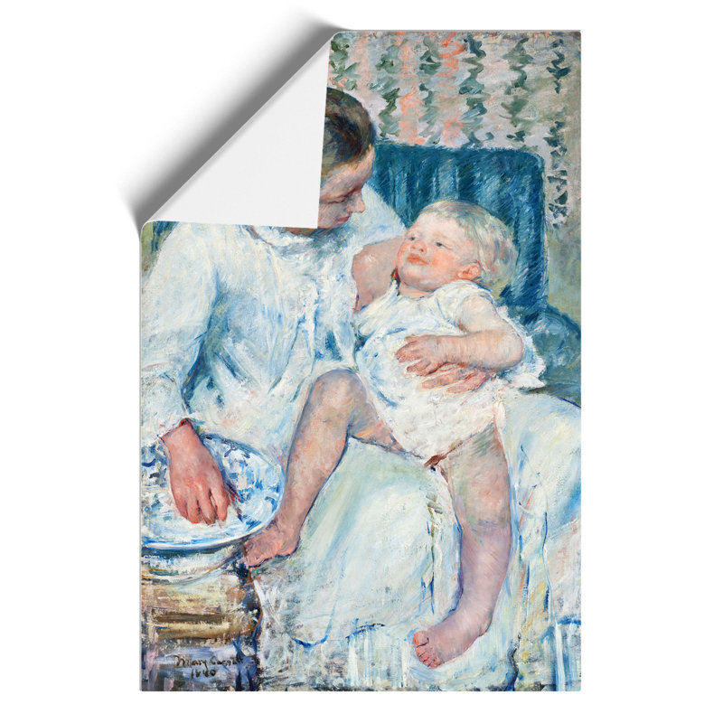Mother and Child by Mary Cassatt - Frameless Print, 30cm H x 21cm W x 0.1cm D