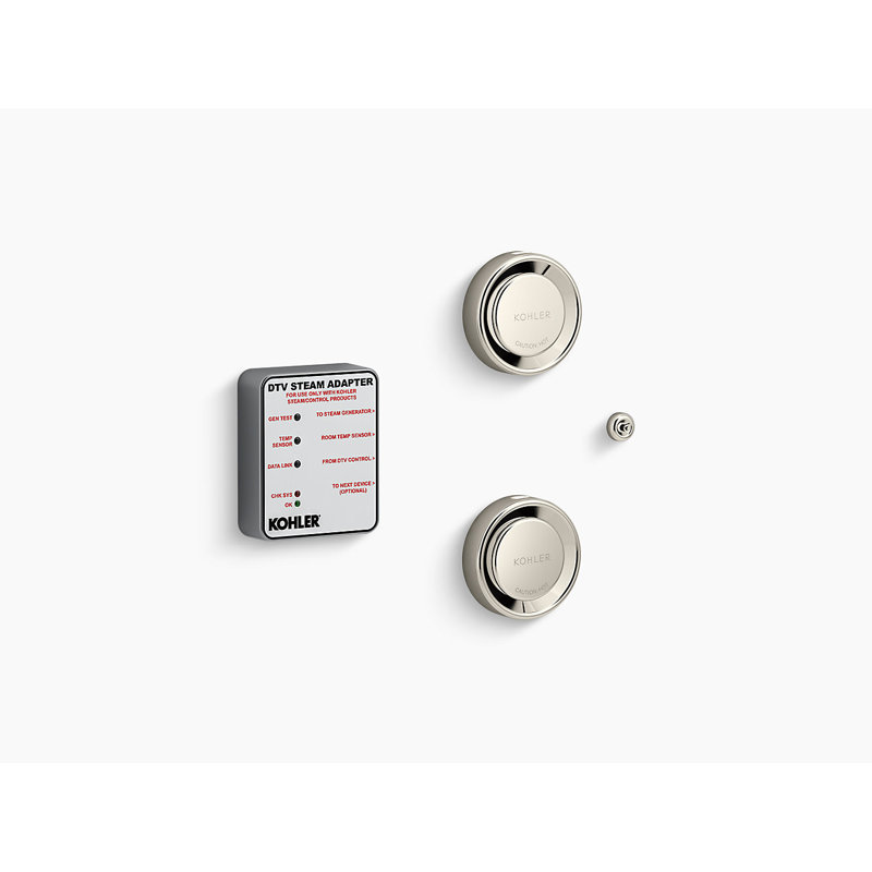 Invigoration™ Series Dtv+™ Tandem Steam Adapter Kit, Vibrant Polished Nickel