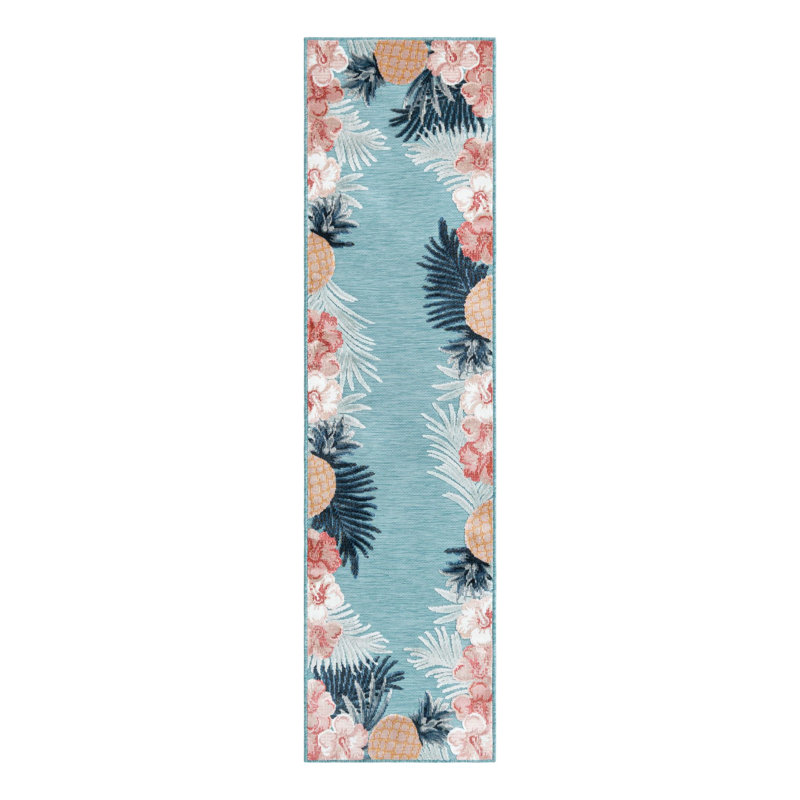 Tapis fleuri Firman Flora, Tapis de couloir 2 pi 2 po x 8 pi