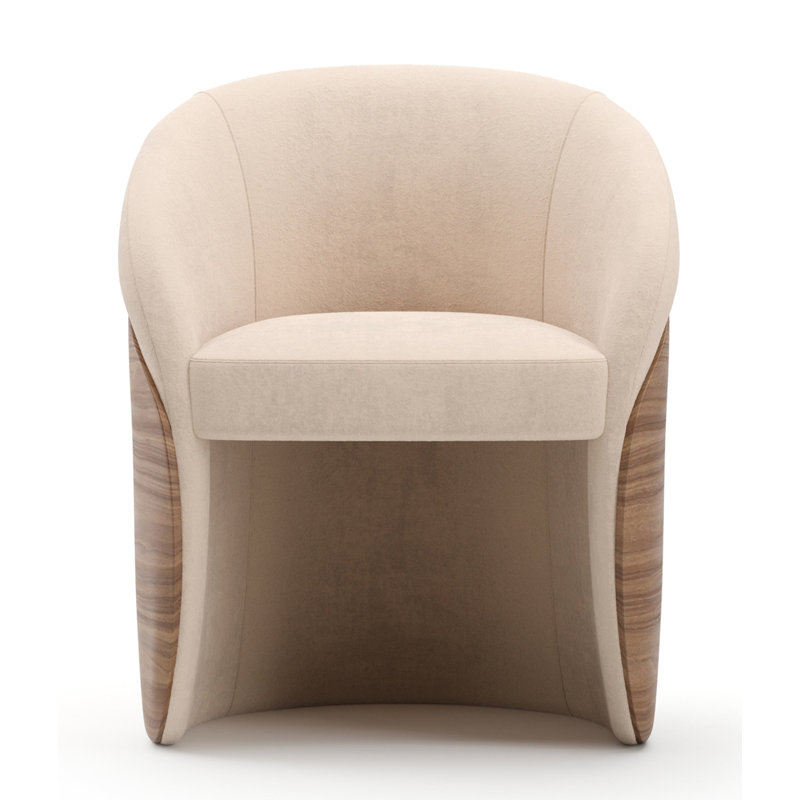 Fleur Wood Back Dining Chair