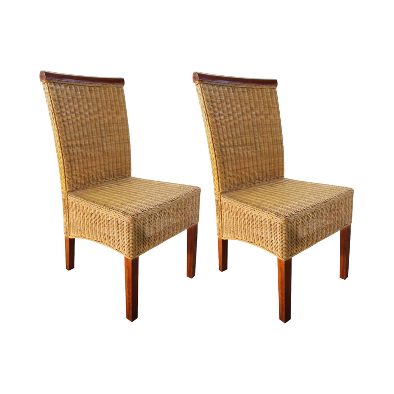 Barnes Dining Chairs Rattan, 6