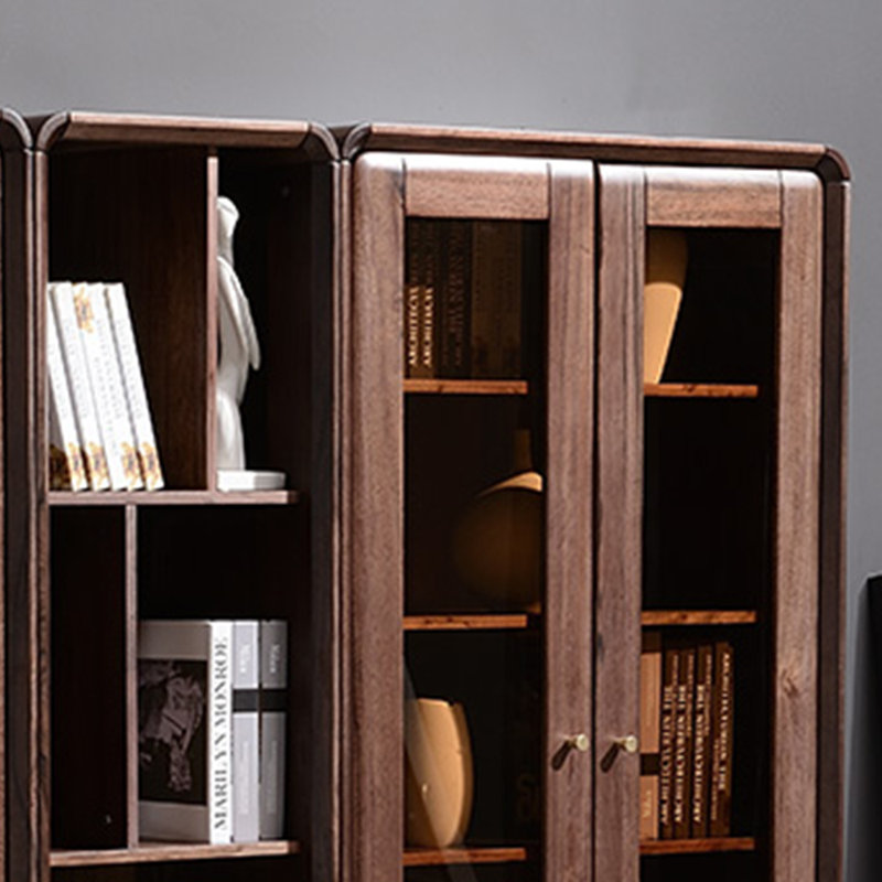 Bibliothèque en bois massif pur