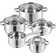 Eloria 9 - Piece Non-Stick Stainless Steel (18/10) Cookware Set