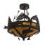 Rustic Lodge 2 - Light Semi Flush Mount