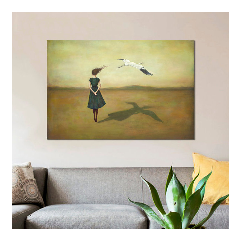 «Escapism» par Duy Huynh - reproduction d'art sur toile tendue, H 26 po x l 40 po x P 1,5 po, Pas de tapis, Toile tendue