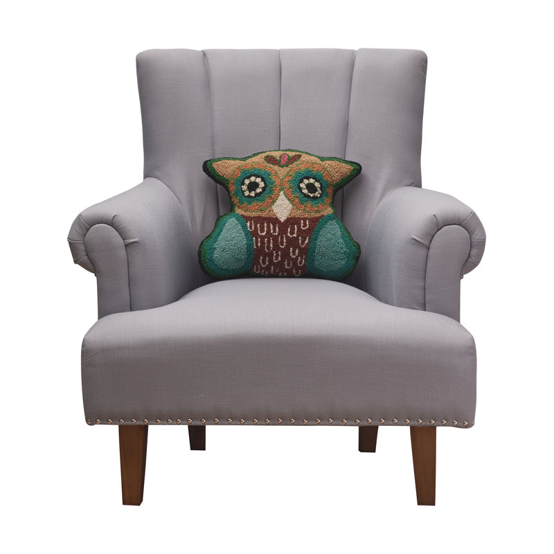 Coussin en laine Hootie