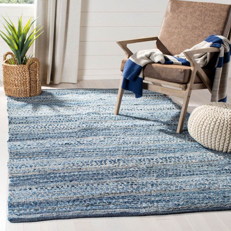 Montauk Hand Woven Performance Geometric Rug, Rectangle 5' x 8'