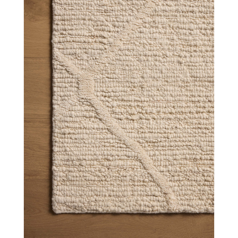 Latamara Ivory Area Rug, Runner 2'6" x 9'9"