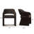 19" Seat Height Upholstered Dining Armchair-1322635109