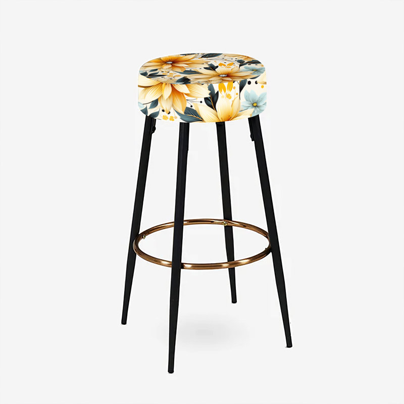 Nochum - Tabourets de bar, Mandala terreux bohème