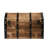 Faux Leather Accent Trunk