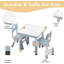 Ensemble de table pour tout-petits et 4 chaises avec bureau Graffiti-107309377