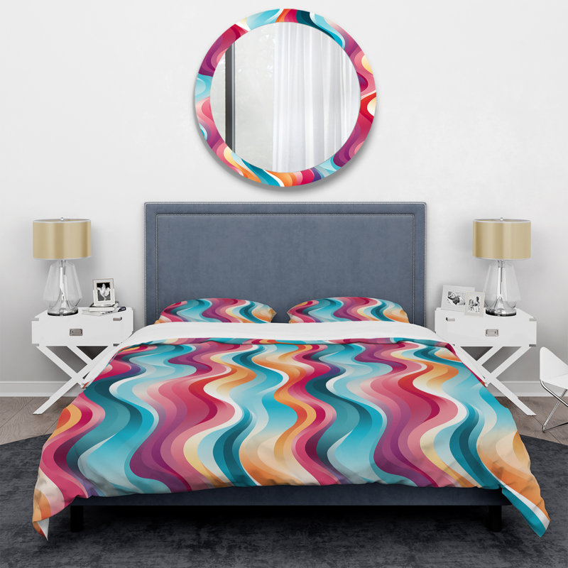 Ensemble de housse de couette Popart, Housse de couette pour très grand lit et 2 très