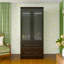 Armoire-penderie autoportante avec acrylique, garde-robe moderne pour le rangement-1928959520