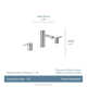 Moen Align Two-Handle Widespread Bathroom Faucet Trim Kit, Valve Required