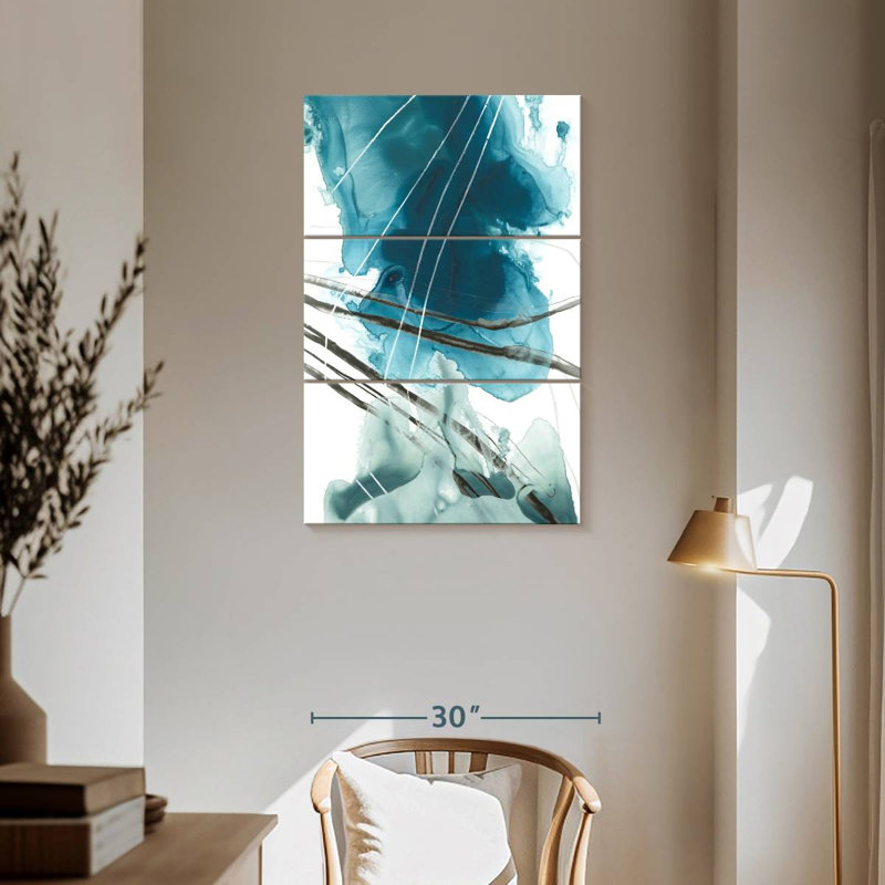 Avery Bella Indigo II, 57" H x 36" W