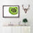 A Slice Of Kiwi Fruit - Single Picture Frame Painting-55457455-55457460