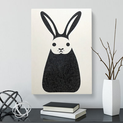 Hoberg Rabbit Minimalism Vol.4 - Wrapped Canvas