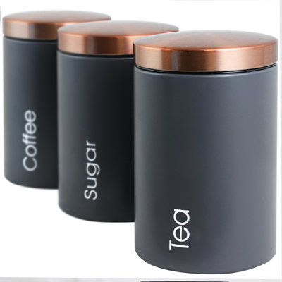 Ensemble de rangement pour café, thé et sucre 3 pièces Essential Kitchen