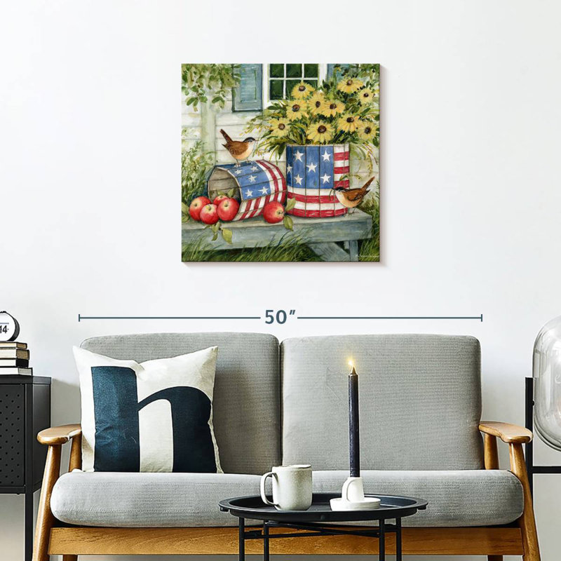Lelar Old Glory II, 24" H x 24" W