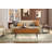 47.7'' Mid-Century Modern Upholstered Storage Bench With Solid Wood Legs-840945571