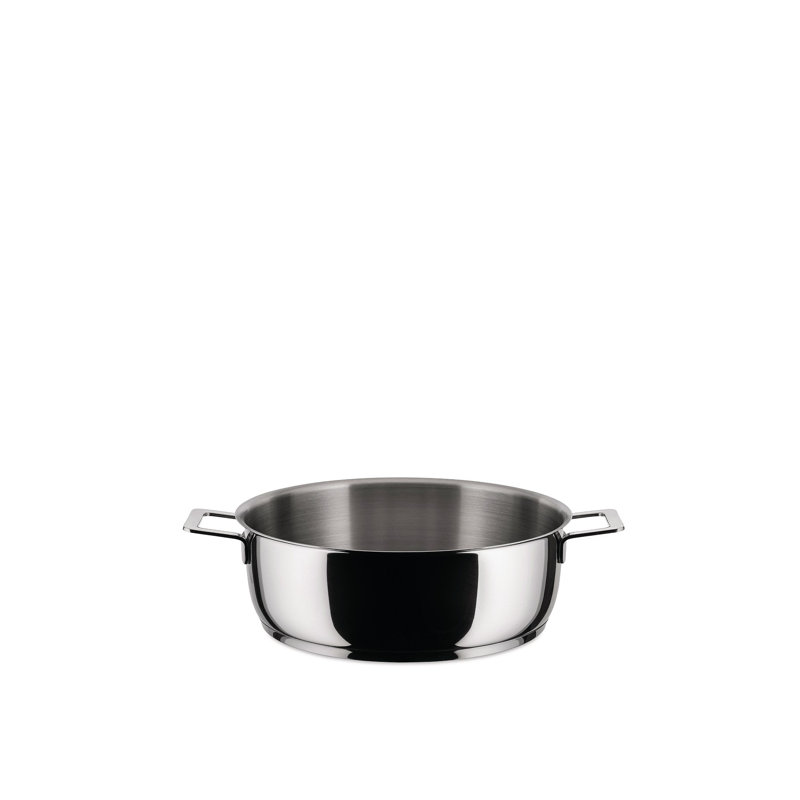 Pots&Pans Low Casserole with Two Handles, 3.35" H x 9.45" W x 12.6" L