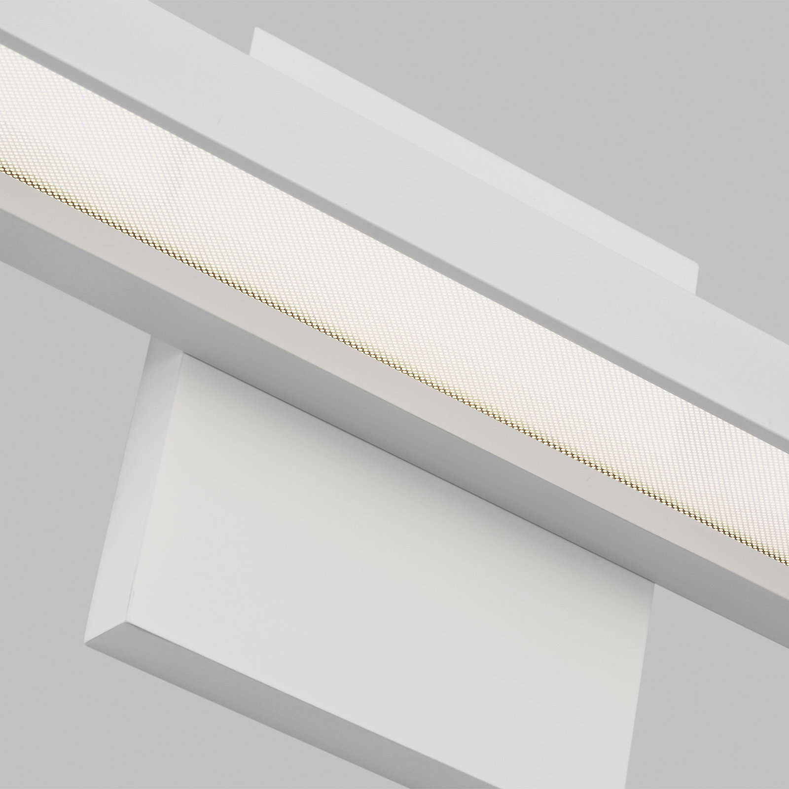 Banda Single Dimmable LED Bath Bar, Matte White