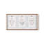 Art for the Home Marble Geo Trio Framed Prints