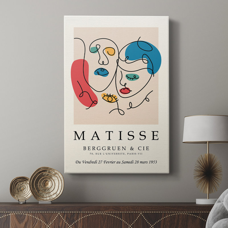 Matisse Cccxxvii, reproduction d'art encadrée sur mesure, galerie Cavas, H 18 po x l 12 po