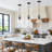 Levona 1-Light Hand-Blown Glass Cone Pendant, Adjustable Ceiling Light Fixture for Kitchen Island, Dining Room-1154476881-1242253708