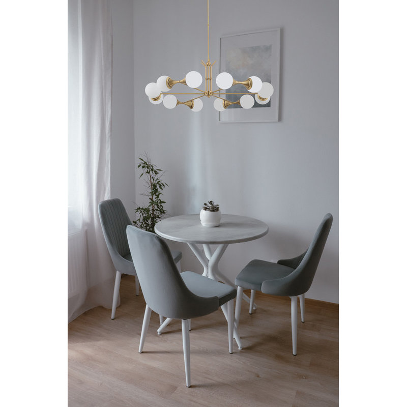Lustre KAMMA ZW-3 galvanisé et nickel mat
