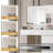 Vanity Desk with Mirror and LED Light Strip,Dressing Table with Large Drawer, 3 Level Storage Dresser & 3 Lighting Modes Adjustable Brightness, Suitable for Bedroom(white)-1126054559