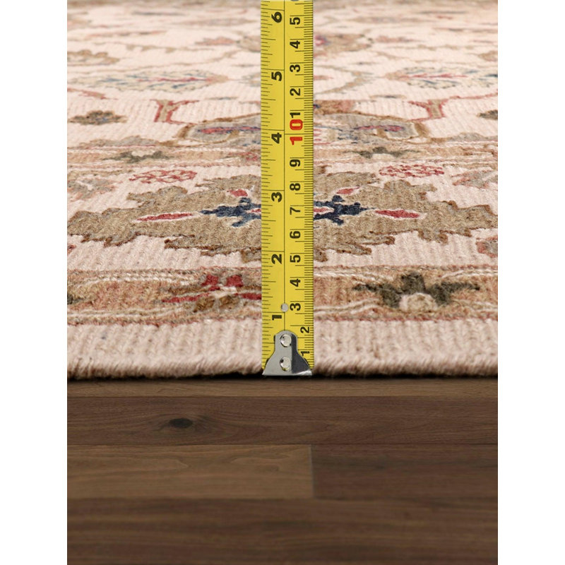 Cobby Oriental Area Rug in Ivory